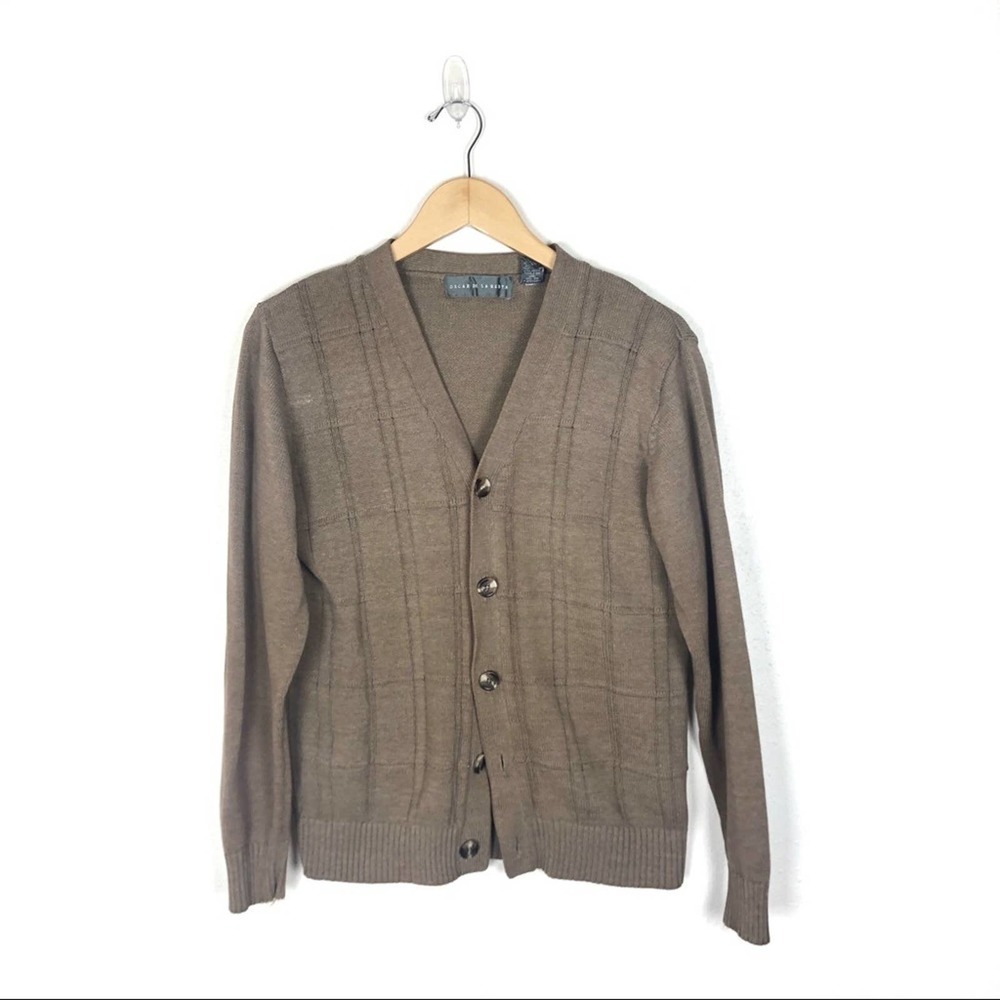 Oscar De La Renta Grandpa sweater Cardigan Medium
